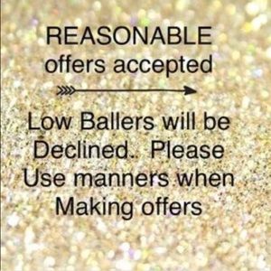 Reasonable offers will be accepted.